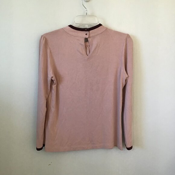 Chima Pink Knit Sweater with Neck Tie Size L - Picture 10 of 14